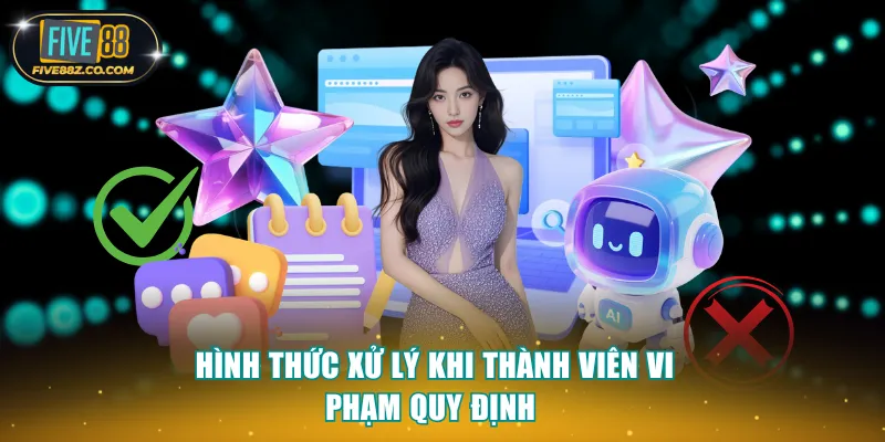 Hình thức xử lý khi thành viên vi phạm quy định 